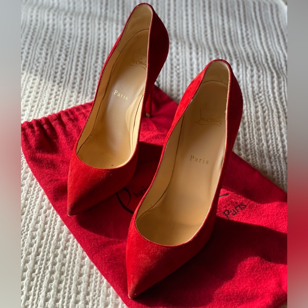 Christian Louboutin Vibrant Red Heels